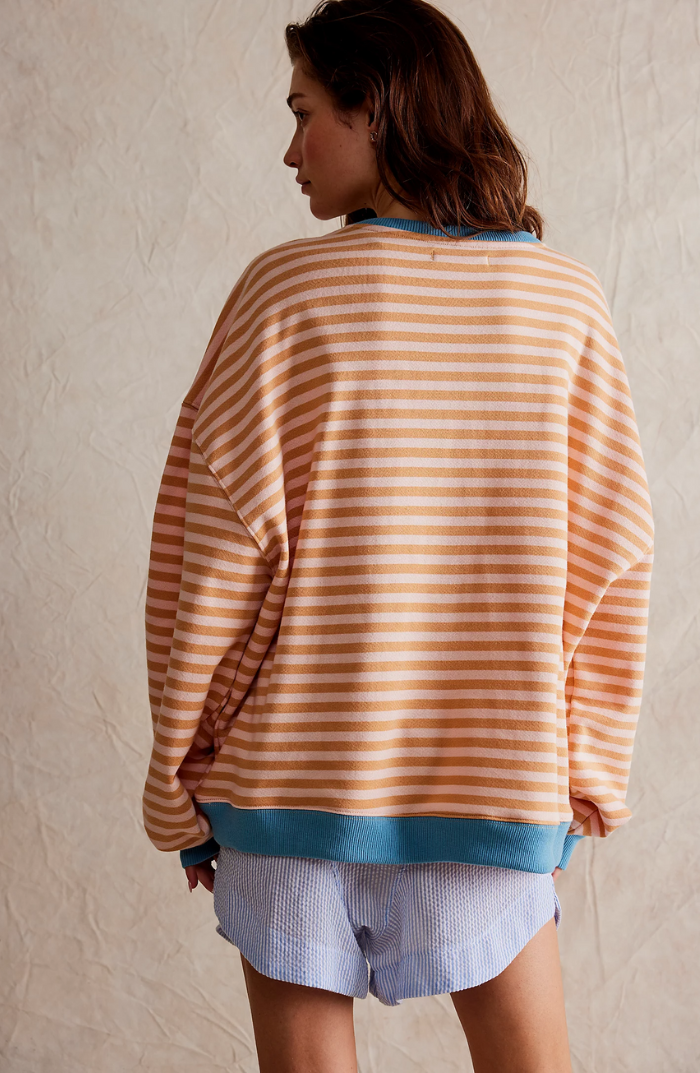 Maya | Striped Oversized Sweater