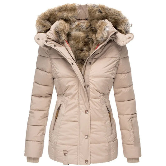 Dasey - Warm Fur-Lined Winter Coat