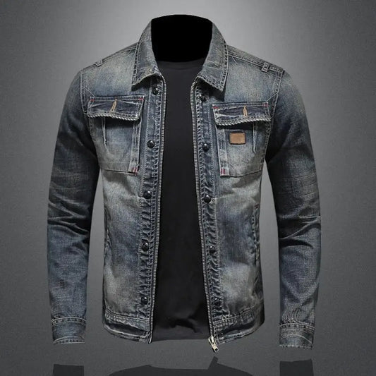 Leon | Zip-Up Denim Jacket