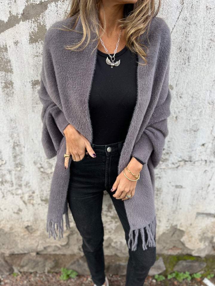 Sarah | Elegant Long-Sleeve Wrap Sweater