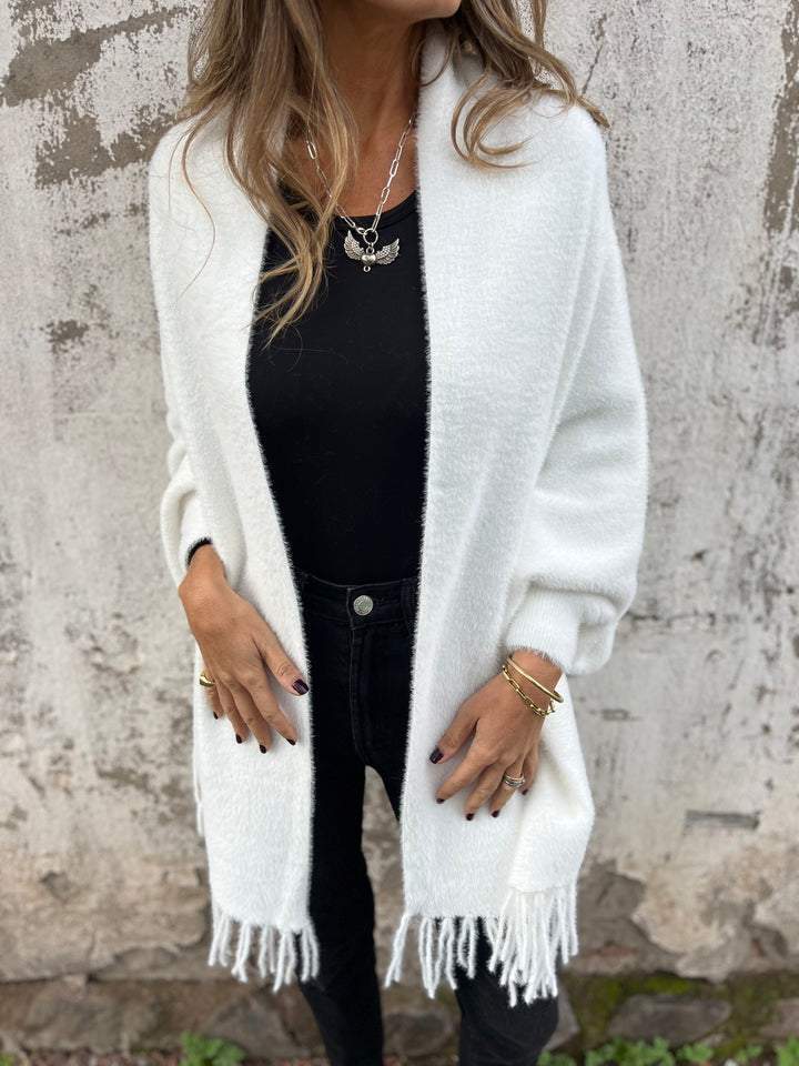 Sarah | Elegant Long-Sleeve Wrap Sweater