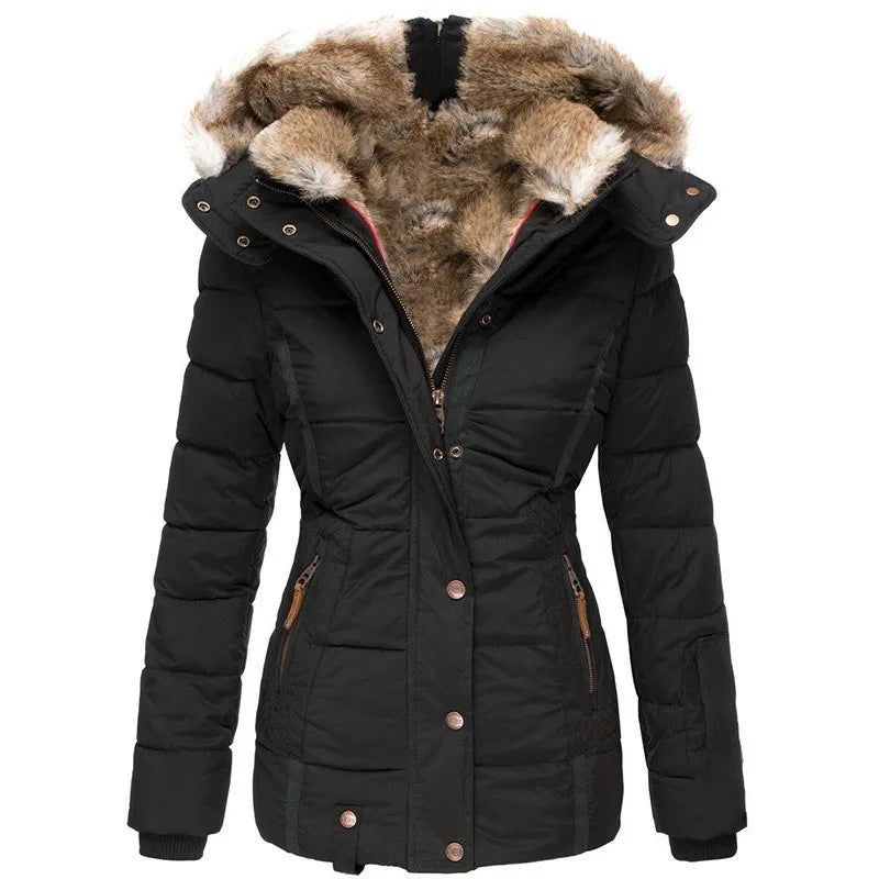 Dasey - Warm Fur-Lined Winter Coat