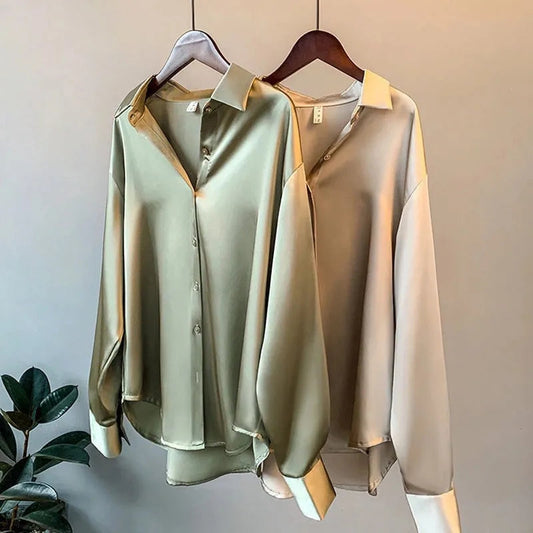 Anastasia | Women’s Satin Shirt